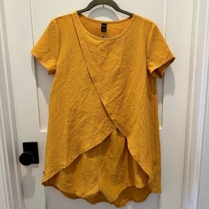 SHEIN Set - Women's Mustard Yellow Top & Shorts - Size S